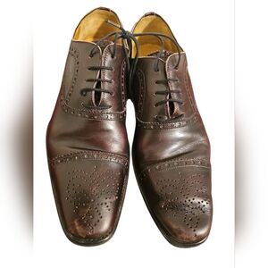 💰Magnanni Classic Brown Leather Men's Dress Shoes